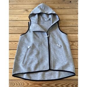 NEW Zuda Full Zip Hooded Vest Size Medium Men’s Grey